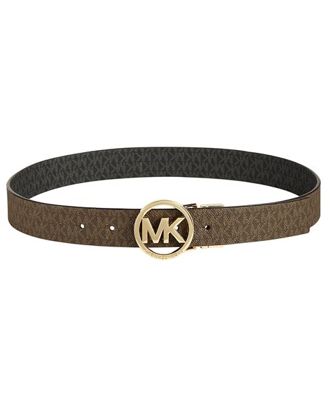 signature reversible logo buckle belt